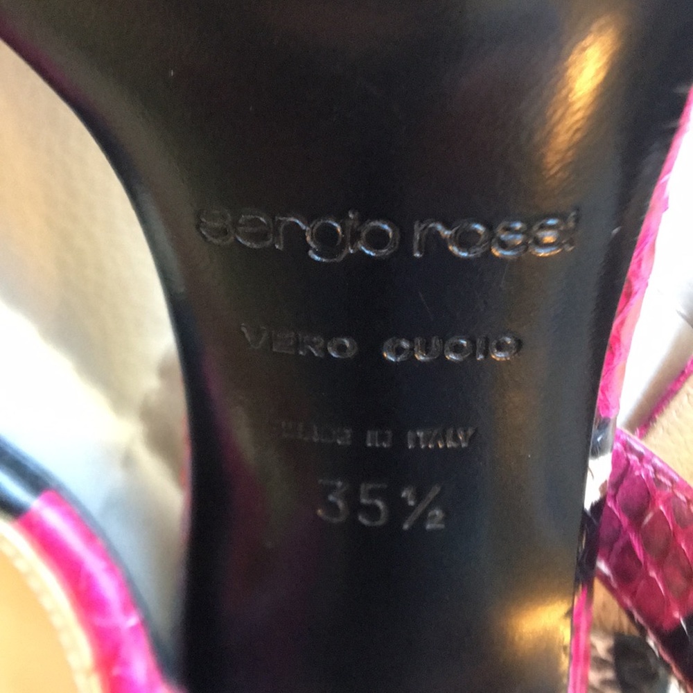 Sergio Rossi Python Heels - image 5